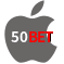 Aplicativo 50Bet para iOS